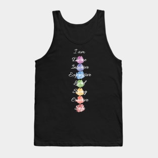 Seven Chakra Energy Affirmation Tank Top